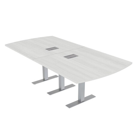 Skutchi Designs 45 in W, 96 in L, 29 in H, Engineered Wood Top, White HAR-AREC-46x93-T-ELEC-WHCYPRESS